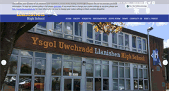 Desktop Screenshot of llanishenhighschool.co.uk